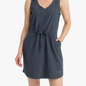 Free Fly Apparel Women's Dress in Dark Gray